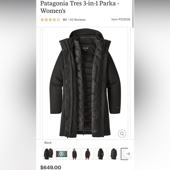 Patagonia Tres 3-in-1 Parka - Picture 1 of 3
